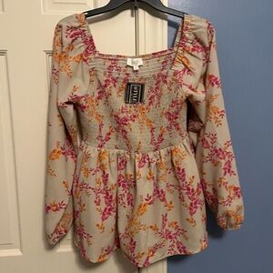 NWT Smocked Boutique Top